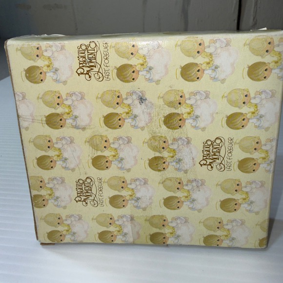 VTG Precious Moments Grandma With Flowers Mini Plate Easel 132233 Vintage 1994 - Picture 6 of 7